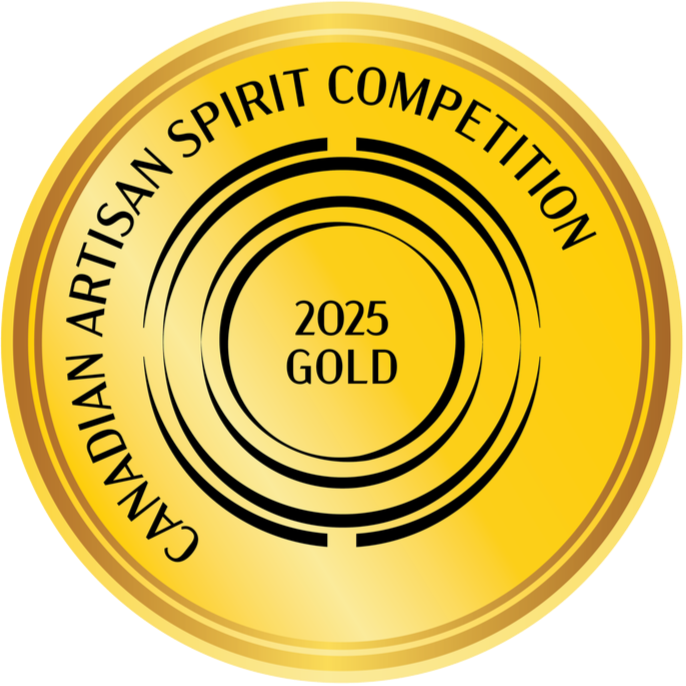 2025 Canadian Artisan Spirit Competition Gold Medal - Sweet Tease Liqueur and Lady Grey Liqueur, Holocene Distilling Project, Vancouver Island BC