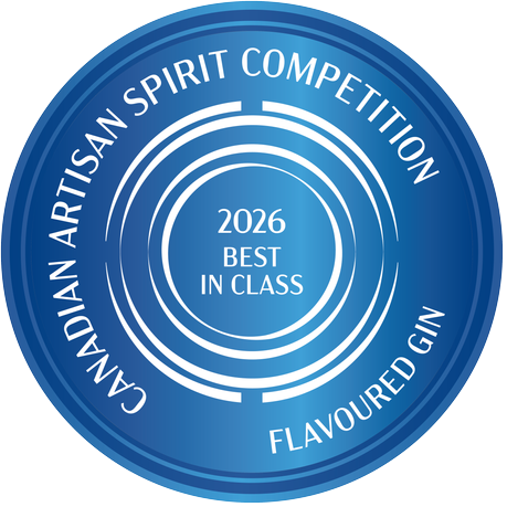 2026 Canadian Artisan Spirit Competition Best in Class Flavoured Gin - Honey I'm Home Gin, Holocene Distilling Project, Vancouver Island BC