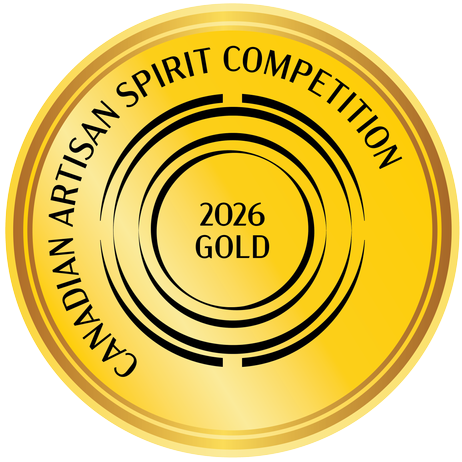 2026 Canadian Artisan Spirit Competition Gold Medal - Flivver Vodka and Honey I'm Home Gin, Holocene Distilling Project, Vancouver Island BC